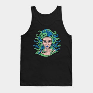 snake head women design. Tank Top